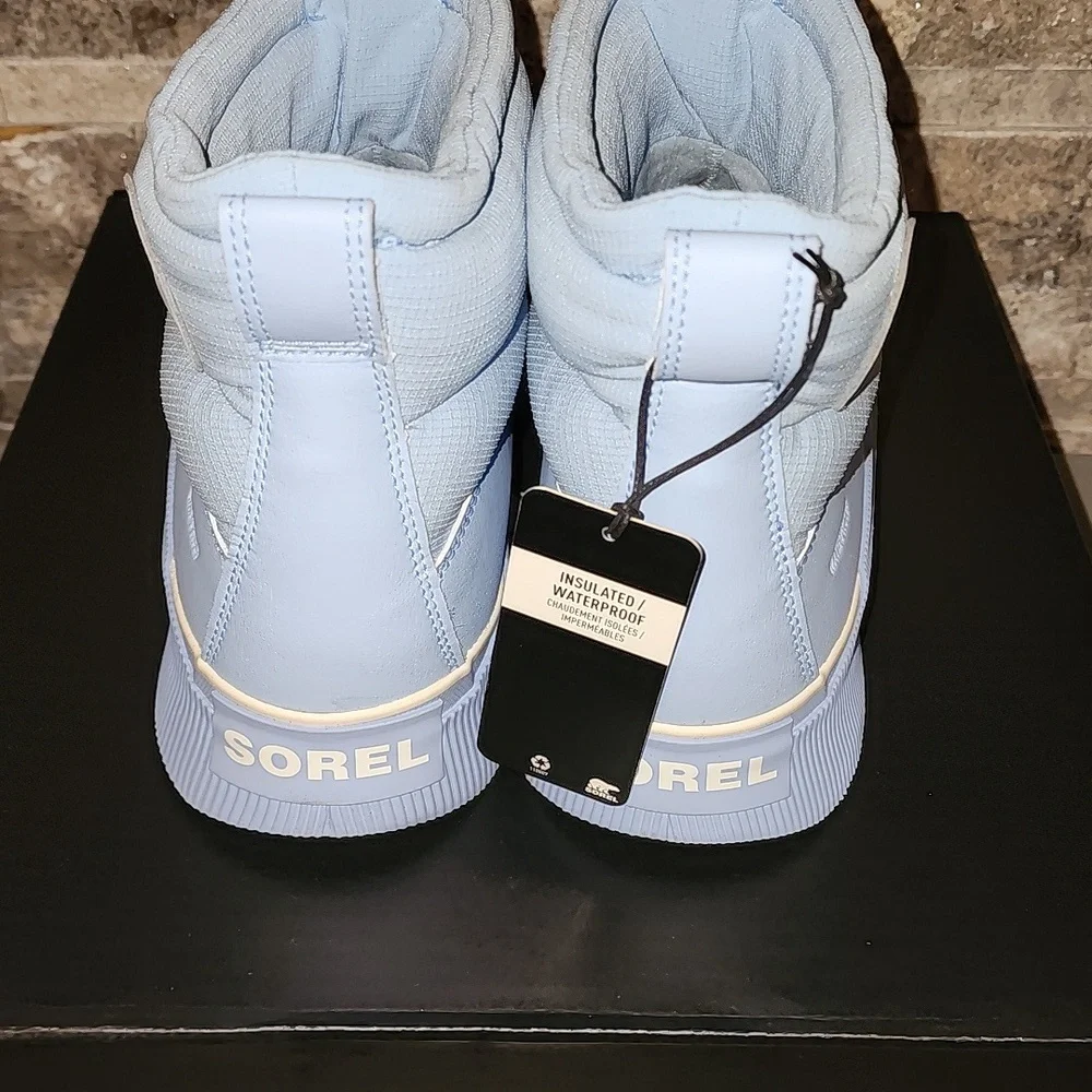 Sorel Brand New Women's Light Blue Winter Boots Snow Boots Waterproof